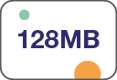 128MB